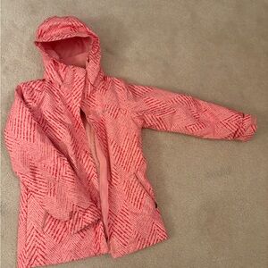 Columbia Kids Soft Pink Fleece Jacket with removable inside Layer